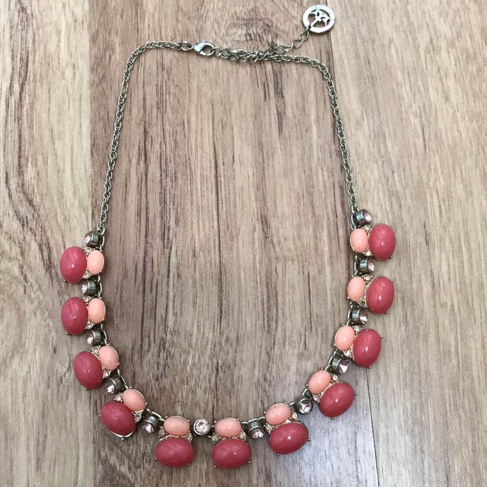 Coral and Gold Necklace